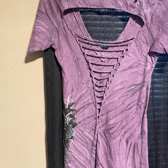 3 affliction shirts 2 medium 1 small - Picture 5 of 6